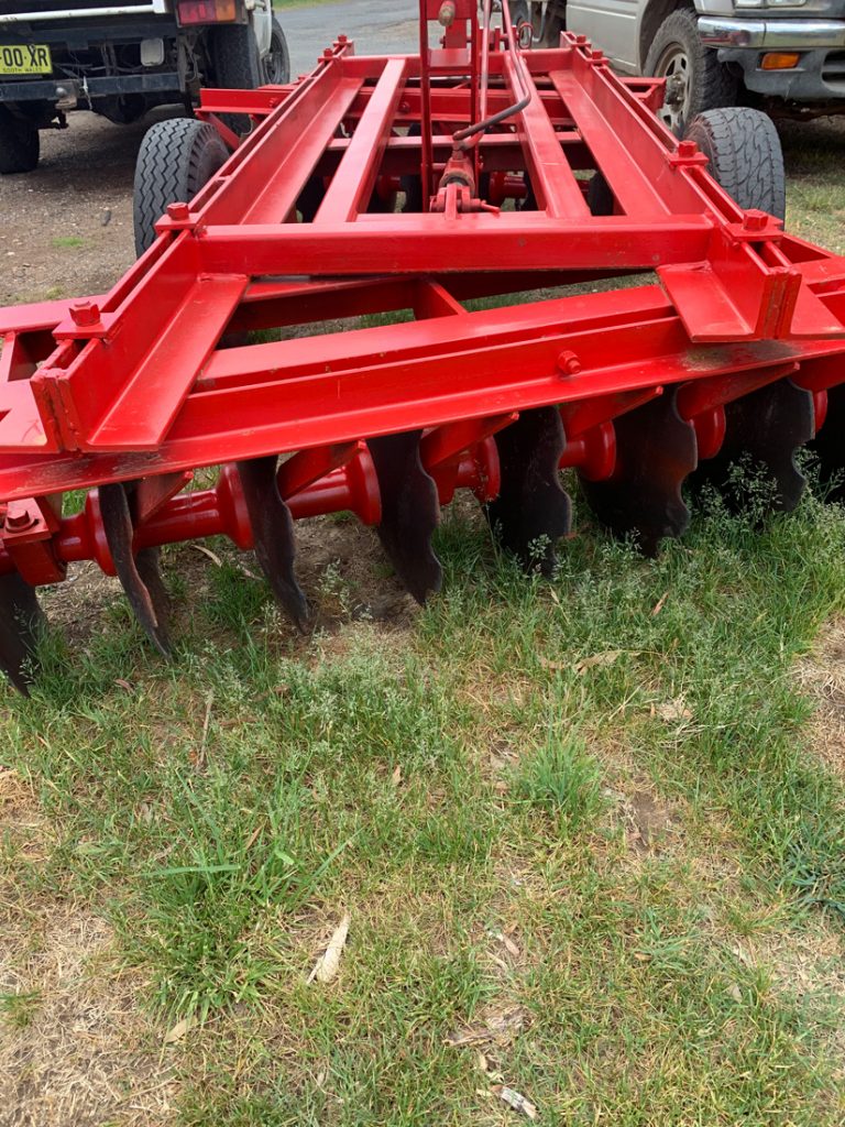 Jarrett 16 Plate Trailing Disc Offset Plough Nicholson Farm Machinery